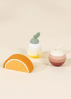 Coco Village 3 Sets of Silicone Stackable Fruits (16 pcs)
