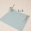 Coco Village Art Painting Silicone Placemat Seafoam