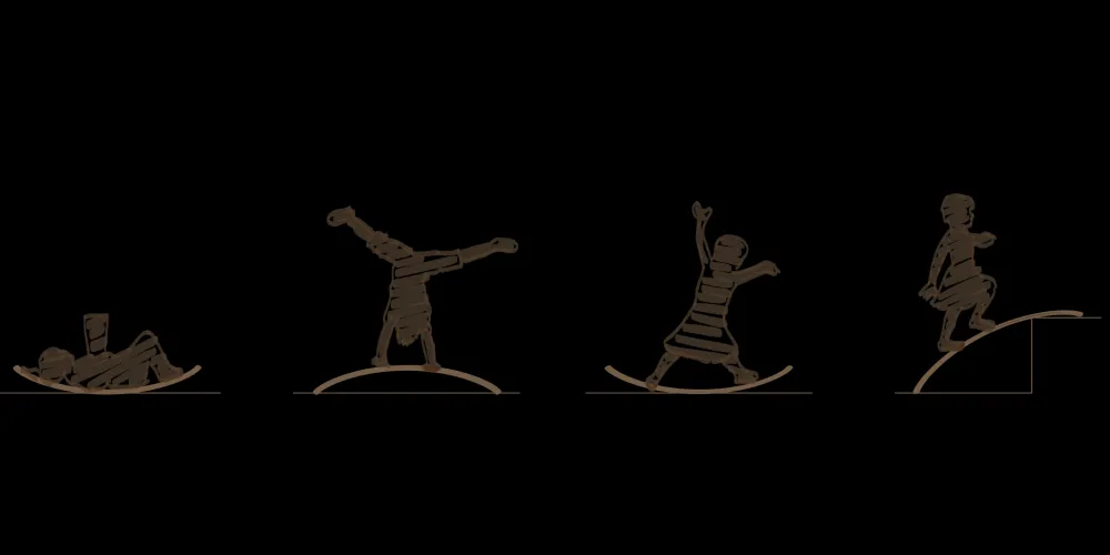 Coco Village Balance Board - Up