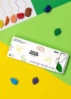 Coco Village Beeswax Crayons Set - 12 colors