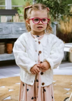 Coco Village Cardigan White 9-12m