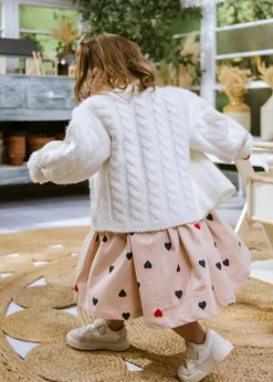 Coco Village Cardigan White 9-12m
