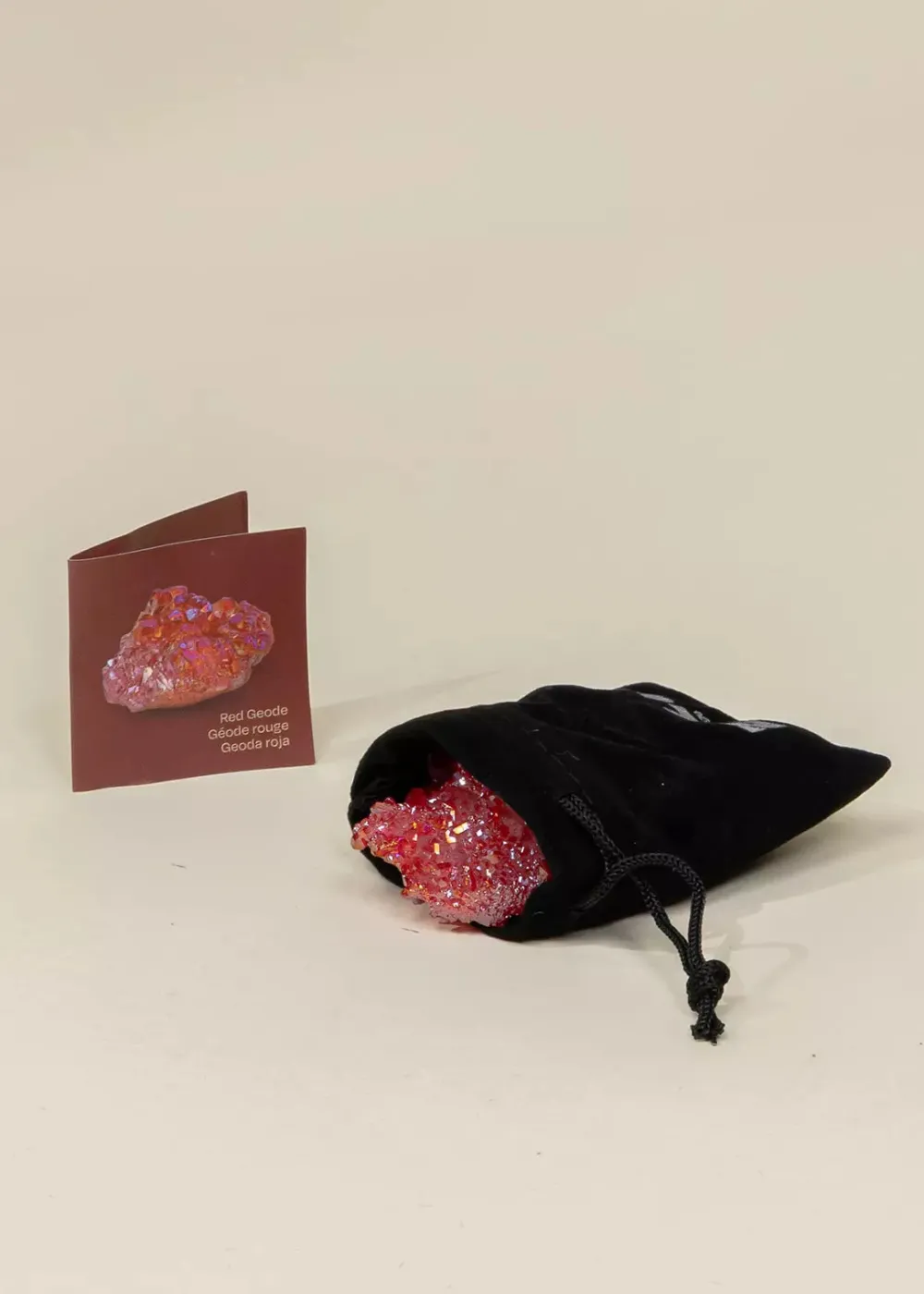Coco Village Collectible Mineral - Red Geode