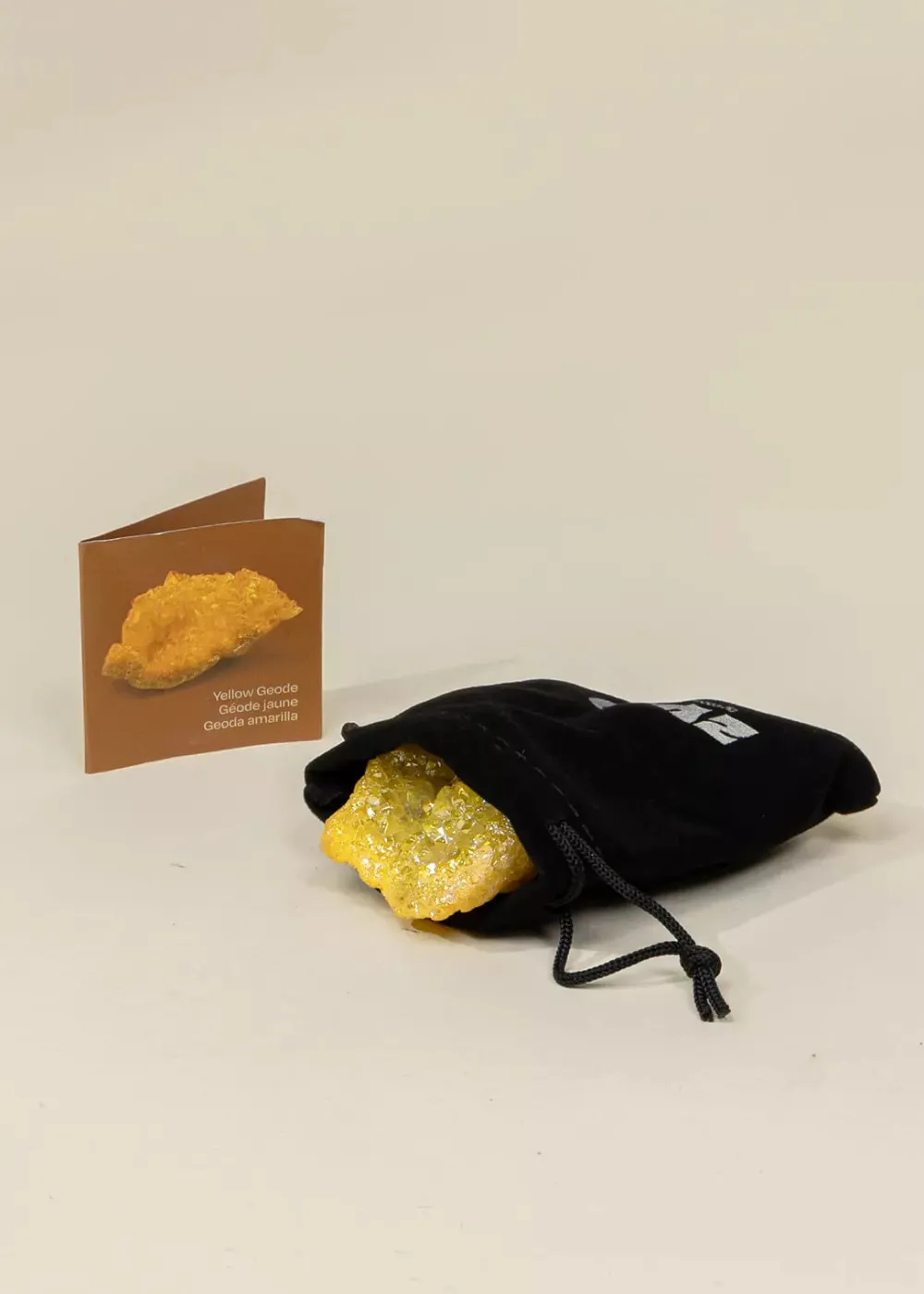 Coco Village Collectible Mineral - Yellow Geode