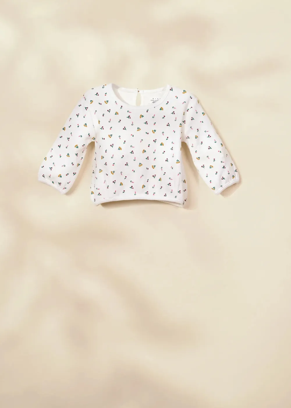 Coco Village Crew Graphic Top White 0-3m