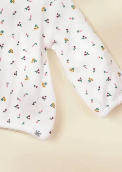 Coco Village Crew Graphic Top White 0-3m