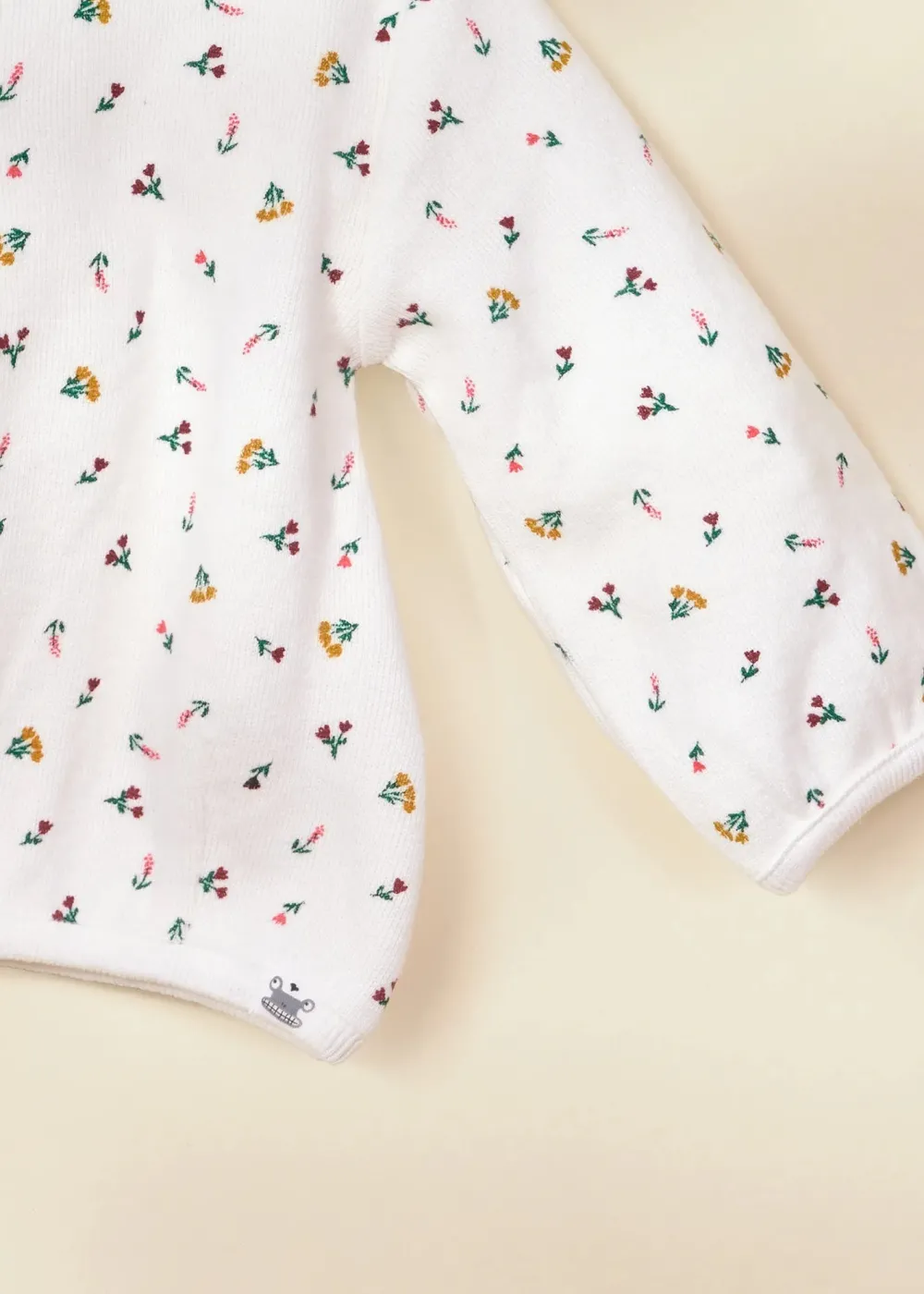 Coco Village Crew Graphic Top White 0-3m