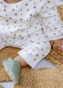 Coco Village Crew Graphic Top White 0-3m