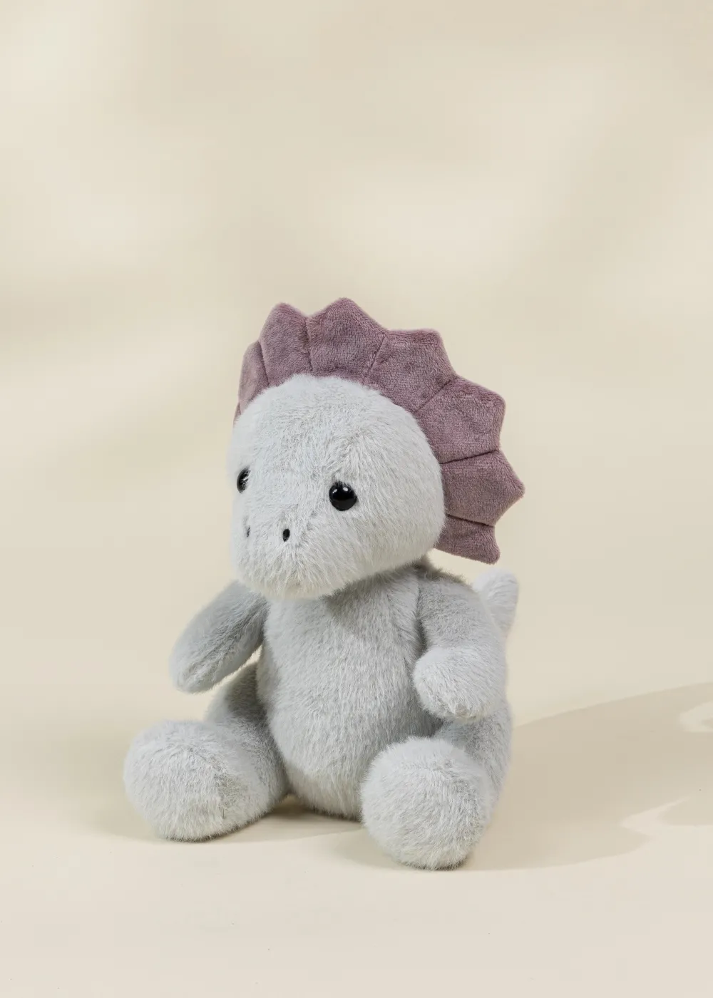 Coco Village Dino Plush Toy - Grey Triceratop