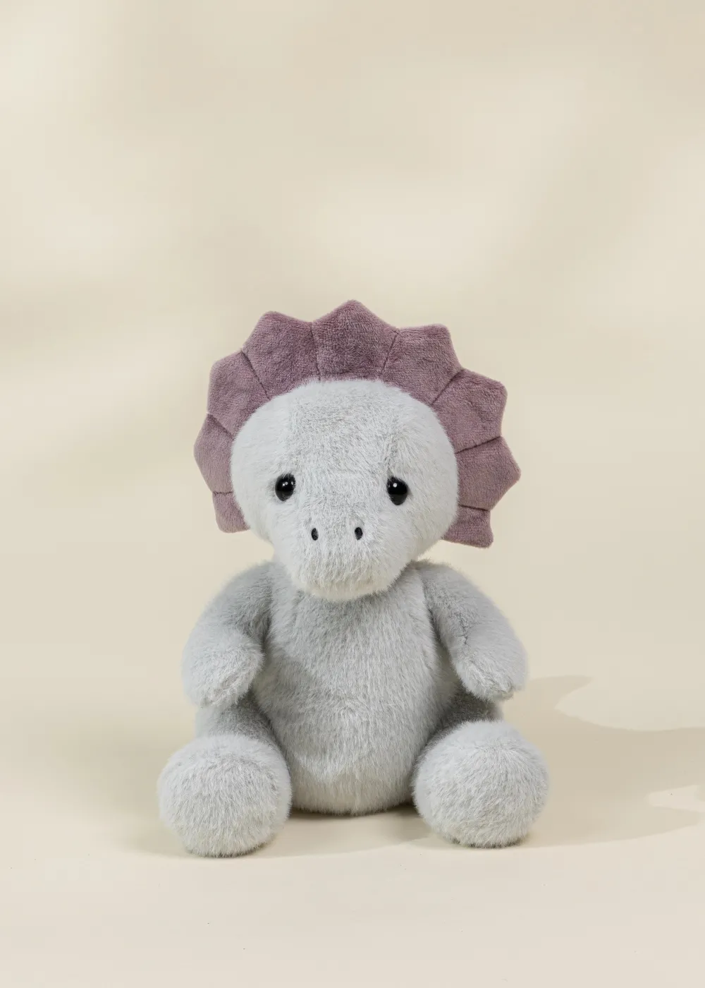 Coco Village Dino Plush Toy - Grey Triceratop