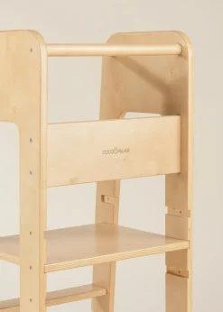 Coco Village Educational Tower - Natural Wood