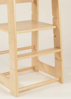 Coco Village Educational Tower - Natural Wood