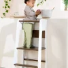 Coco Village Educational Tower - Walnut & White
