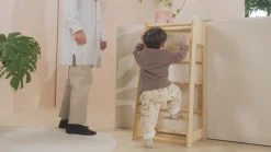 Coco Village Educational Tower - Walnut & White