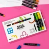 Coco Village Erasable Silky Window Crayons - 12 colors