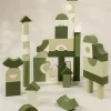 Coco Village EVA Foam Building Blocks Set - Medium (52pcs) GREEN COMBO