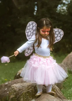 Coco Village Flower Tutu, Wings & Wand Costume