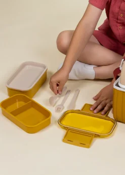 Coco Village Leak Proof Stackable Lunch Container - Golden Hour
