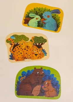 Coco Village Level Up Puzzles Level 2- Parent & Baby(3 puzzles)