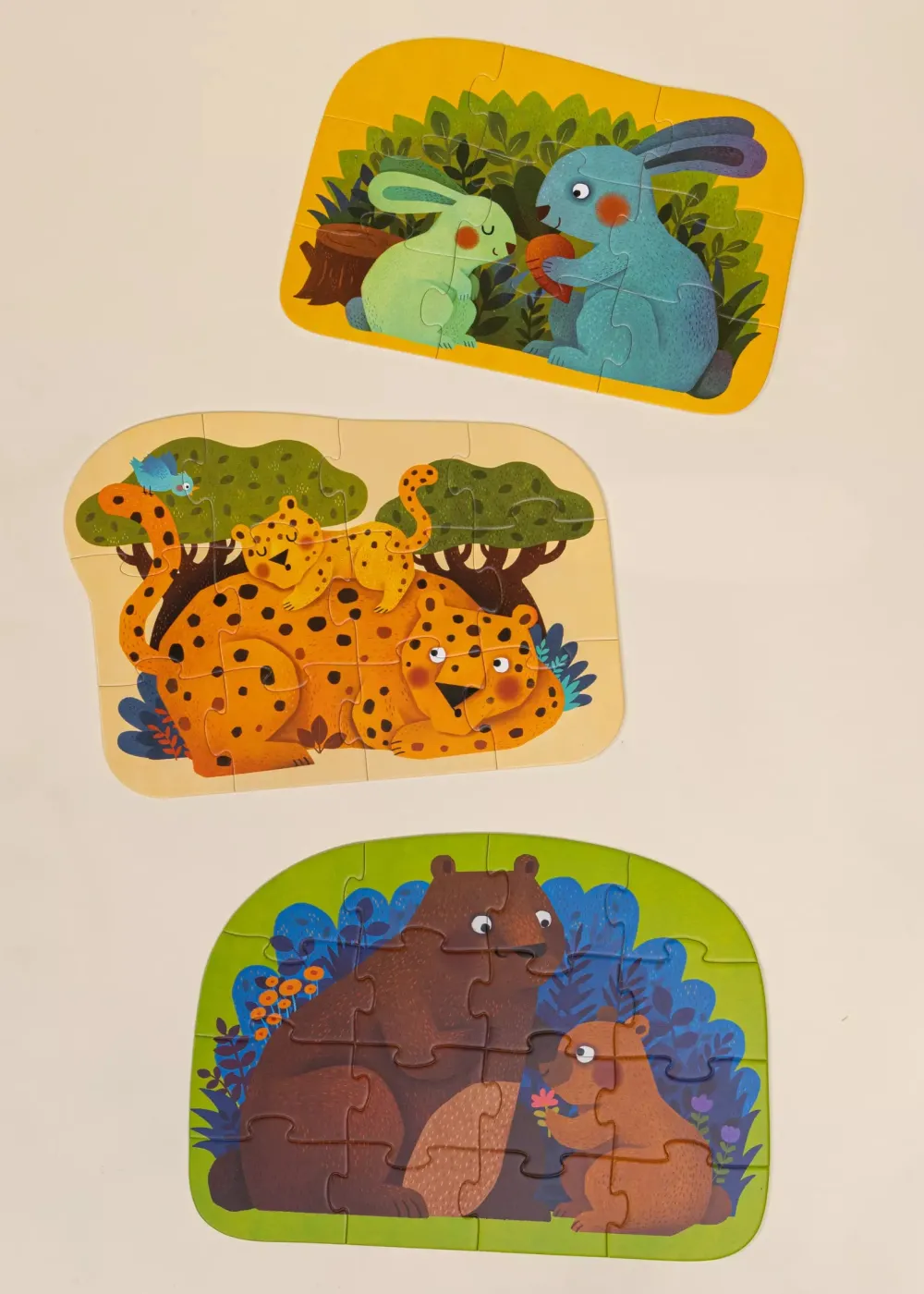 Coco Village Level Up Puzzles Level 2- Parent & Baby(3 puzzles)