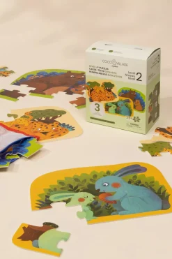 Coco Village Level Up Puzzles Level 2- Parent & Baby(3 puzzles)