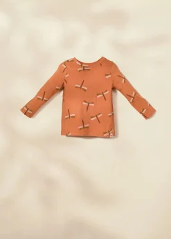 Coco Village Long-Sleeve Shirt Hazel Dragonfly 9-12m