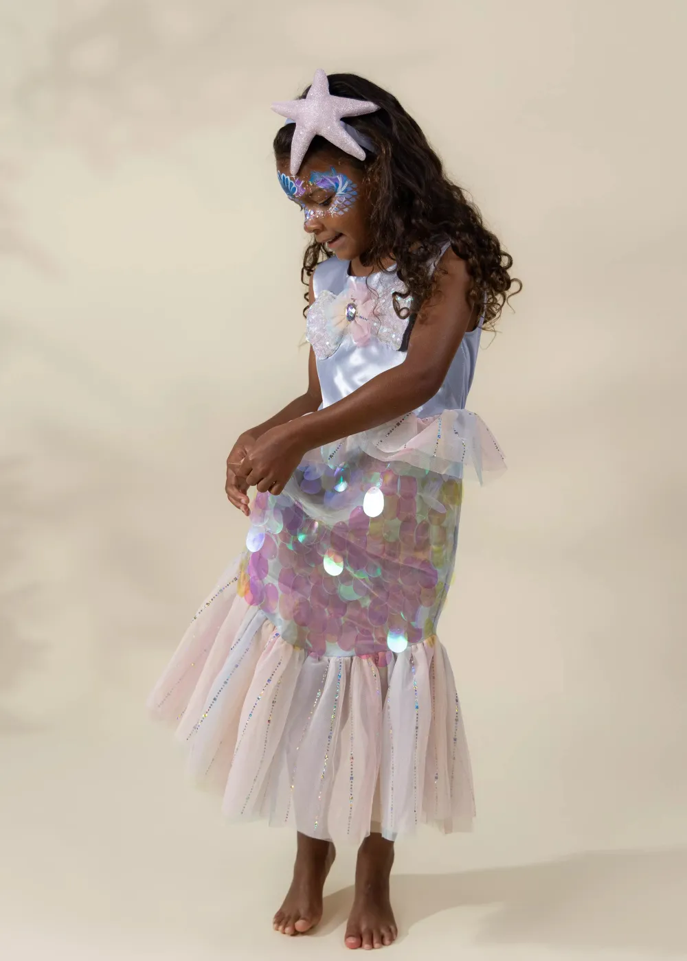 Coco Village Mermaid Dress & Starfish Headband