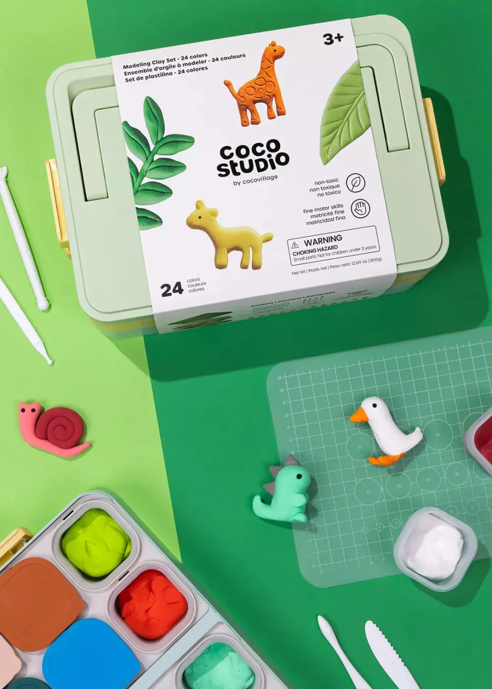 Coco Village Modeling Clay Set - 24 colors