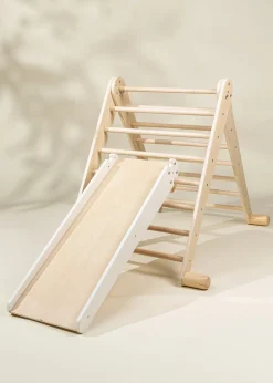 Coco Village Montessori 2-in-1 Grip Climber Board & Slide