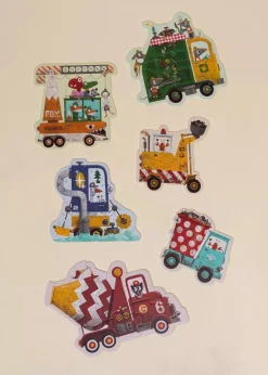 Coco Village My first Puzzles - Construction Vehicules (6 puzzles)