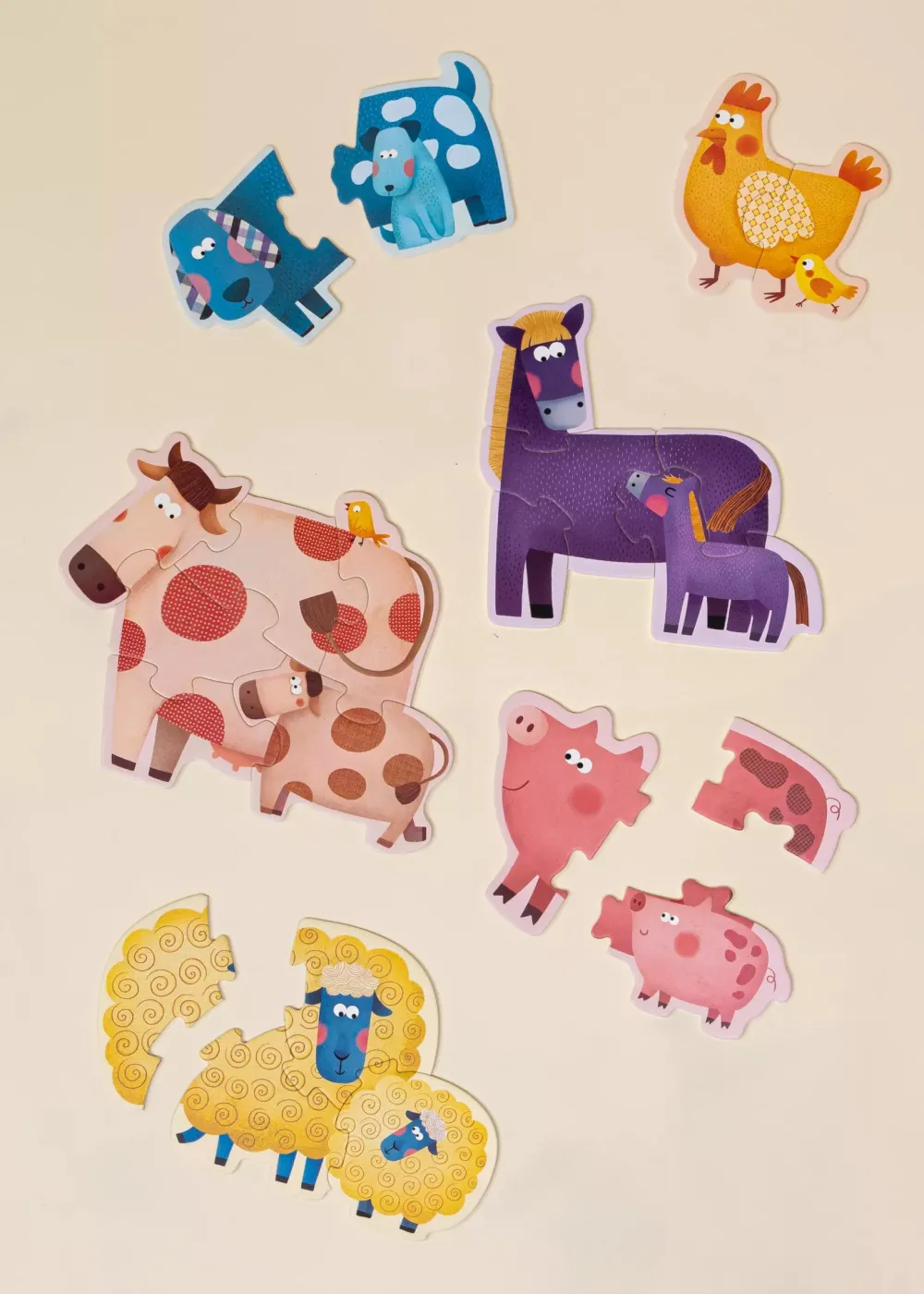 Coco Village My first Puzzles - Farm Animals (6 puzzles)