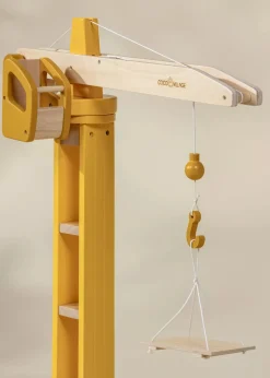 Coco Village Oversized Wooden Construction Crane