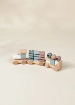 Coco Village Oversized Wooden Stacking Train