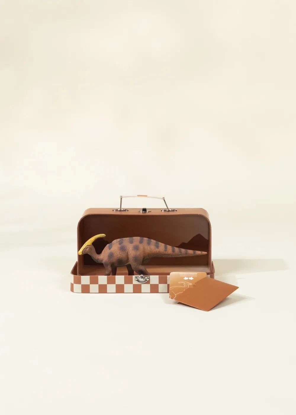 Coco Village Parasaurolophus Dinosaur in a Collectible Box