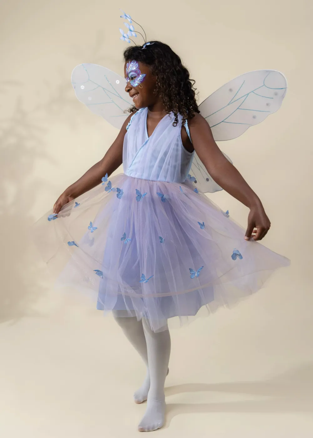 Coco Village Princess Butterfly Dress, Wings & Head