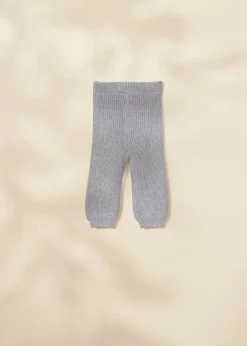 Coco Village Rib Knit Legging Grey 0-3m