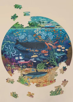 Coco Village Round Puzzle - Ocean Exploration - 150pcs