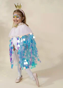 Coco Village Sequins Cape & Crown Costume