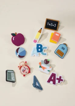 Coco Village Set of 12 Back to School Charms Pin