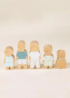 Coco Village Set of 5 Family Wooden Doll House Characters