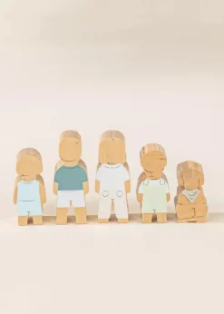 Coco Village Set of 5 Family Wooden Doll House Characters
