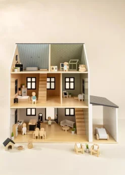 Coco Village Set of 5 Family Wooden Doll House Characters
