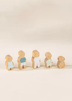 Coco Village Set of 5 Family Wooden Doll House Characters