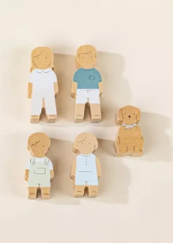 Coco Village Set of 5 Family Wooden Doll House Characters