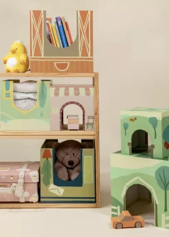 Coco Village Set of 6 Oversized Stacking Boxes -The Countryside