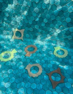 Coco Village Set of 6 Silicone Diving Rings Pool Toys