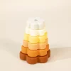 Coco Village Set of 6 Silicone Stackable Flowers