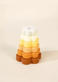 Coco Village Set of 6 Silicone Stackable Flowers