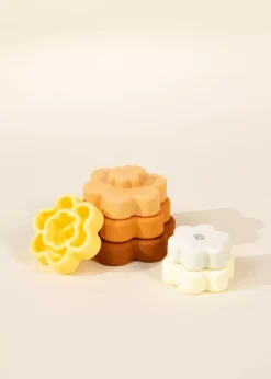 Coco Village Set of 6 Silicone Stackable Flowers