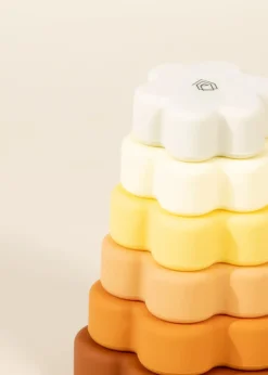 Coco Village Set of 6 Silicone Stackable Flowers